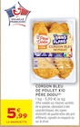 Cordon Bleu de Poulet x10 - Père Dodu en promo à 5,99 € chez Intermarché Super Cordon Bleu de Poulet x10 - Père Dodu dans le catalogue Intermarché Super