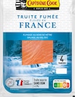 Truite fumée élevée en France - Capitaine Cook - Intermarché Super Truite fumée élevée en France - Capitaine Cook à 3,92 € dans le catalogue Intermarché Super