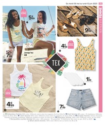 Prix et réduction Chaussures Femme dans le prospectus Carrefour en cours Offre Chaussures Femme dans le catalogue Carrefour du moment à la page 73