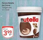 Nutella Ice Creme Angebote von Ferrero bei GLOBUS Zwickau für 3,99 €