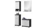 Badmöbel-Set SCHLOONSEE 4 teilig bestehend aus: Waschbeckenunterschrank Spiegel Unterschrank Hängeschrank Schloonsee Angebote bei Höffner Gotha für 333,00 €