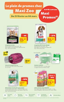 Catalogue Maxi Zoo à Chatte cette semaine, valable du 25/02/2026 au 04/03/2026 Prospectus Maxi Zoo à Chatte, "Ouverture", 3 pages de promos valables du 25/02/2026 au 04/03/2026