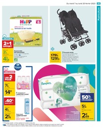 Prix et réduction Bébé dans le prospectus Carrefour en cours Offre Bébé dans le catalogue Carrefour du moment à la page 49