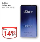 United Men von s.Oliver für 14,99 € bei GLOBUS im Angebot United Men von s.Oliver im aktuellen GLOBUS Prospekt