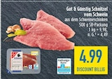 Schnitzel vom Schwein im diska Prospekt Schnitzel vom Schwein von Gut & Günstig im aktuellen diska Prospekt für 4,99 €