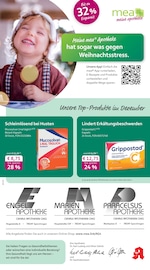 mea - meine apotheke Apotheken Prospekt der aktuellen Woche mit 4 Seiten, gültig von 01.12.2025 bis 31.12.2025, in Böttingen und Umgebung Aktueller mea - meine apotheke Apotheken Prospekt in Böttingen und Umgebung, "Unsere Dezember-Angebote" mit 4 Seiten, 01.12.2025 - 31.12.2025