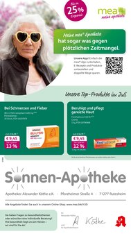 mea - meine apotheke Prospekt Unsere Juli-Angebote mit  Seiten in Leonberg und Umgebung