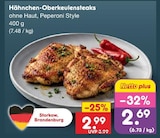 Hähnchen-Oberkeulensteaks im Angebot bei Netto Marken-Discount in Gera Hähnchen-Oberkeulensteaks Angebote bei Netto Marken-Discount Gera für 2,69 €