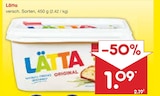 Lätta im Netto Marken-Discount Prospekt Lätta im aktuellen Netto Marken-Discount Prospekt für 1,09 €
