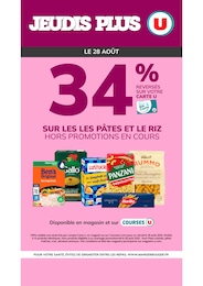 Catalogue Super U "JEUDIS PLUS", 1 page, 26/08/2025 - 28/08/2025 Prospectus Super U "JEUDIS PLUS", 1 page, 26/08/2025 - 28/08/2025
