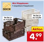 Mini Klappboxen im Angebot bei Netto Marken-Discount in Unna Mini Klappboxen Angebote von DEKOR bei Netto Marken-Discount Unna für 4,99 €