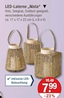 LED-Laterne „Nista“ im Angebot bei V-Markt in Kaufbeuren LED-Laterne „Nista“ Angebote bei V-Markt Kaufbeuren für 7,99 €