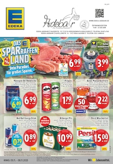 Red Bull im aktuellen EDEKA Prospekt (Herzogenrath) Red Bull im EDEKA Prospekt "Aktuelle Angebote" mit 24 Seiten (Herzogenrath)