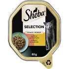 Sheba Schale Selection in Sauce mit Rind und Truthahn 85 g Angebote von Sheba bei Zookauf Kaarst für 0,55 €
