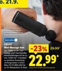 Mini-Massage-Gun im Angebot bei Lidl in Heilbronn Mini-Massage-Gun Angebote von CRIVIT bei Lidl Heilbronn für 22,99 €