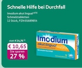 Imodium akut lingual bei mea - meine apotheke im Prospekt "" für 10,65 €