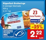 Rügenfisch Bratheringe Angebote bei Netto Marken-Discount Solingen für 2,22 €