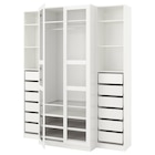 Aktuelle Kleiderschrank Angebote bei IKEA in Salzgitter Aktuelles Kleiderschrank weiß/weißes Glas 200x60x236 cm Angebot bei IKEA in Salzgitter ab 934,00 €