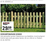 Vorgartenzaun Gerade Angebote bei OBI Erfurt für 29,99 €