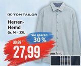 Herren-Hemd Angebote von Tom Tailor bei Kaufhaus Stolz Cuxhaven für 27,99 €