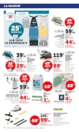 Prix et réduction Nettoyeur Vapeur dans le prospectus Super U en cours Offre Nettoyeur Vapeur dans le catalogue Super U du moment à la page 32