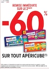 -60% de remise immédiate sur le 2ème produit sur tout Apéricube à Intermarché Super dans Cornille -60% de remise immédiate sur le 2ème produit sur tout Apéricube à Intermarché Super dans Cornille