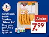 Puten-Schnitzel „Wiener Art“ Angebote von Meine Metzgerei bei ALDI SÜD Karlsruhe für 7,99 €