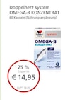 Omega-3 Konzentrat bei LINDA im Meiningen Prospekt für 14,95 €