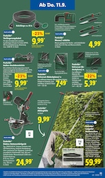 Lidl Heckenschere im Prospekt 