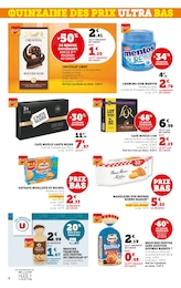 Offre Lindt dans le catalogue U Express du moment à la page 8