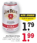 Jim Beam & Cola im Angebot bei E center in Heidelberg Jim Beam & Cola Angebote bei E center Heidelberg für 1,79 €