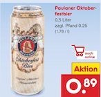 Oktoberfestbier von Paulaner im aktuellen Netto Marken-Discount Prospekt für 0,89 €