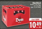 Kölsch Angebote von Dom bei EDEKA Gummersbach für 10,49 €