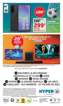 Catalogue Hyper U, 02/06/2026 - 14/06/2026, LES PRIX BAS lancent le match, 20 pages Prospectus Hyper U en cours, "LES PRIX BAS lancent le match", 20 pages