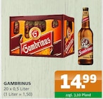 Aktuelle Bier Angebote bei Getränke A-Z in Eberswalde Aktuelles Gambrinus Angebot bei Getränke A-Z in Eberswalde ab 14,99 €