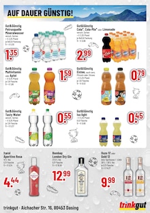 Coca Cola im aktuellen Trinkgut Prospekt (Augsburg) Coca Cola im Trinkgut Prospekt "Aktuelle Angebote" mit 4 Seiten (Augsburg)