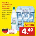 Natürliches Mineralwasser Angebote von Rheinfels Quelle bei Netto Marken-Discount Grevenbroich für 4,49 €