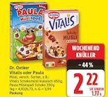 Vitalis Schokomüsli klassisch von Dr. Oetker im aktuellen EDEKA Prospekt