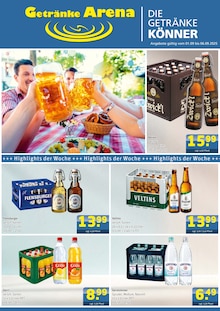 Bier im Getränke Arena Prospekt "DIE GETRÄNKEKÖNNER" mit 4 Seiten (Bottrop)