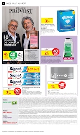 Promos Mouchoirs dans le catalogue "-50% DE REMISE IMMÉDIATE SUR LE 2ÈME" de Intermarché Super à la page 24