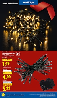 Promotion Lampe Extérieure dans le prospectus Lidl, valable du 30/10/2025 au 05/11/2025 Promo Lampe Extérieure dans le catalogue Lidl du moment à la page 61