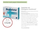 LINDA Premiumapotheke Mainz - Septolete mit Eukalyptus-Geschmack Angebot im Prospekt Septolete mit Eukalyptus-Geschmack bei LINDA Premiumapotheke im Mainz Prospekt für 8,40 €