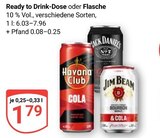 Aktuelles Ready to Drink-Dose oder Flasche Angebot bei GLOBUS in Duisburg ab 1,79 €