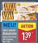 Biskuitrolle Erdbeer im Angebot bei ALDI Nord in Osnabrück Biskuitrolle Erdbeer Angebote von Finest Bakery bei ALDI Nord Osnabrück für 1,39 €