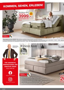 Boxspringbett im Möbelzentrum Pforzheim Prospekt "Betten-Spezial" mit 12 Seiten (Stuttgart)