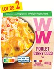 Poulet au curry et noix de coco riz aux éclats de légumes - Weight Watchers en promo à 3,79 € chez Intermarché Super Poulet au curry et noix de coco riz aux éclats de légumes - Weight Watchers dans le catalogue Intermarché Super