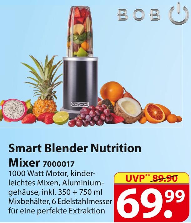 famila Nordost Essen - Smart Blender Nutrition Mixer 7000017 Smart Blender Nutrition Mixer 7000017 Angebot bei famila Nordost Essen im Prospekt besser als gut!