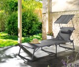 Bain de soleil en aluminium - LIVARNO - Lidl à Narbonne Bain de soleil en aluminium - LIVARNO en promo chez Lidl Narbonne à 49,00 €