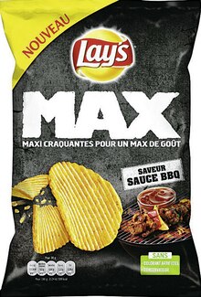 Boisson - LAY'S dans le catalogue Casino Supermarchés Chips Max Saveur Sauce BBQ - LAY'S à 1,68 € en promo chez Casino Supermarchés