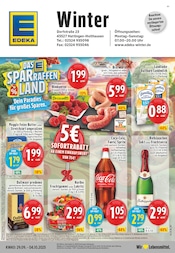 Aktueller EDEKA Supermarkt Prospekt in Sprockhövel und Umgebung, "Aktuelle Angebote" mit 24 Seiten, 29.09.2025 - 04.10.2025